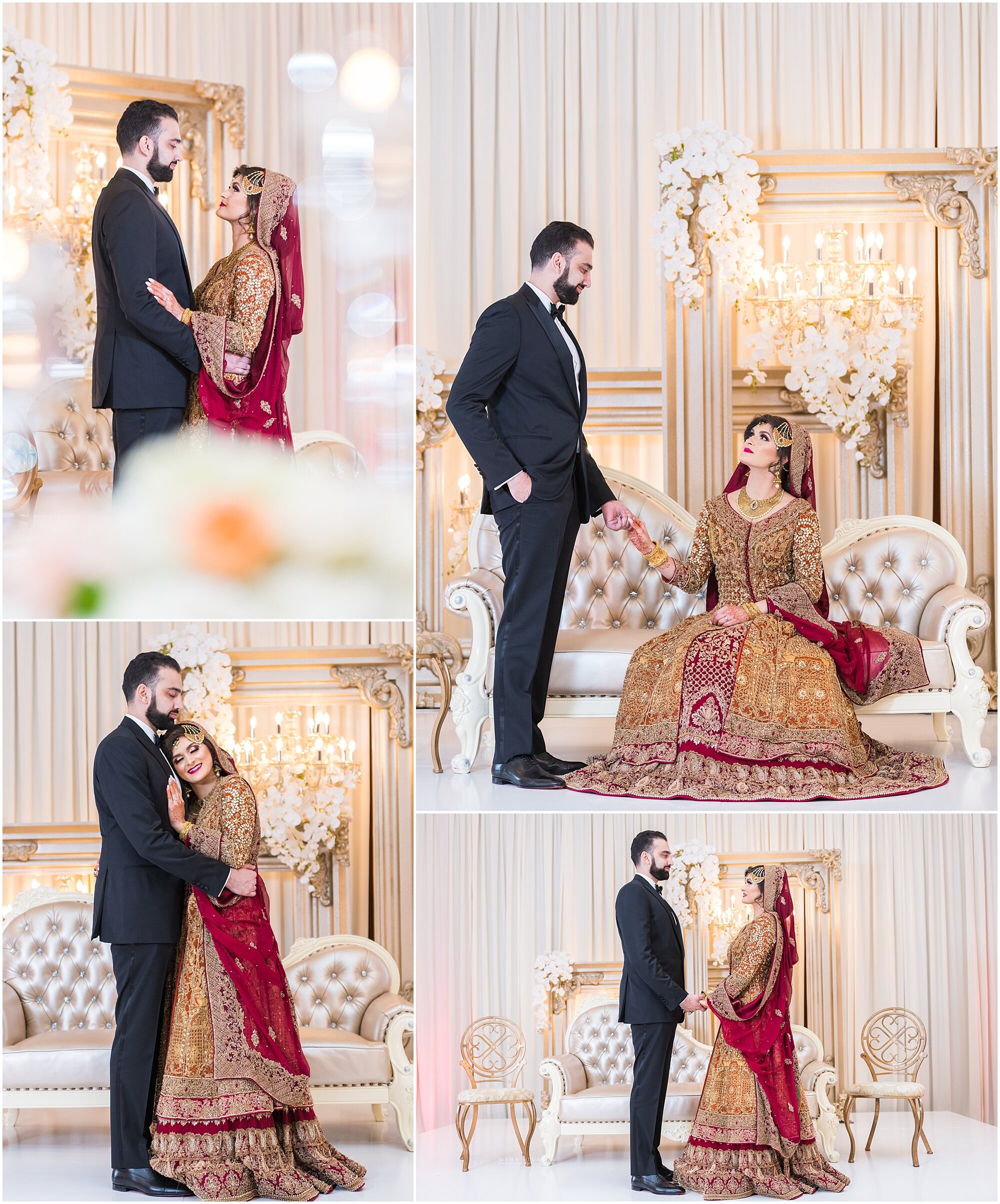 Pakistani Wedding portraits at Louisville Marriott East