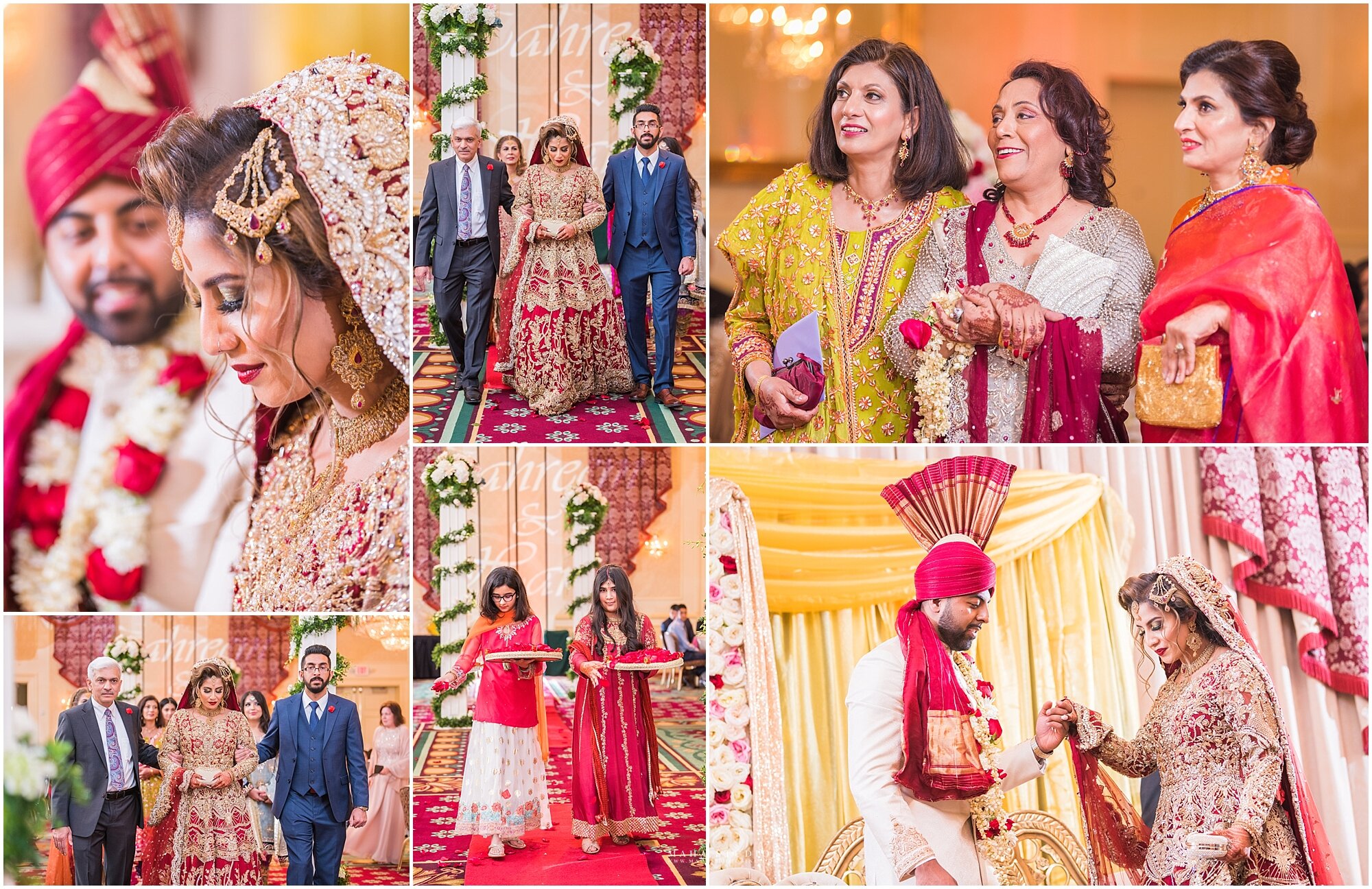 Tahreem’s formal bridal entrance was so elegant. She was accompanied by her immediate family and the cutest flower girls! The way Haris looked at his beautiful wife was very special to photograph!