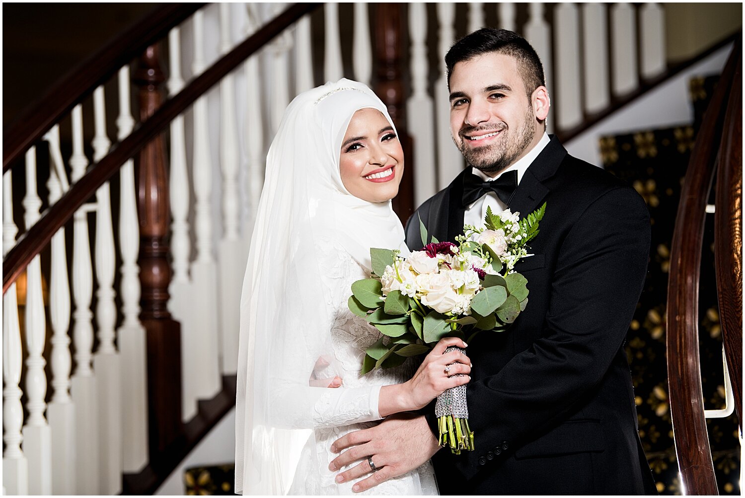 Chicago Palestinian Egyptian Arab Muslim Wedding Photography Dinolfos Banquets Maha Studios_0015.jpg
