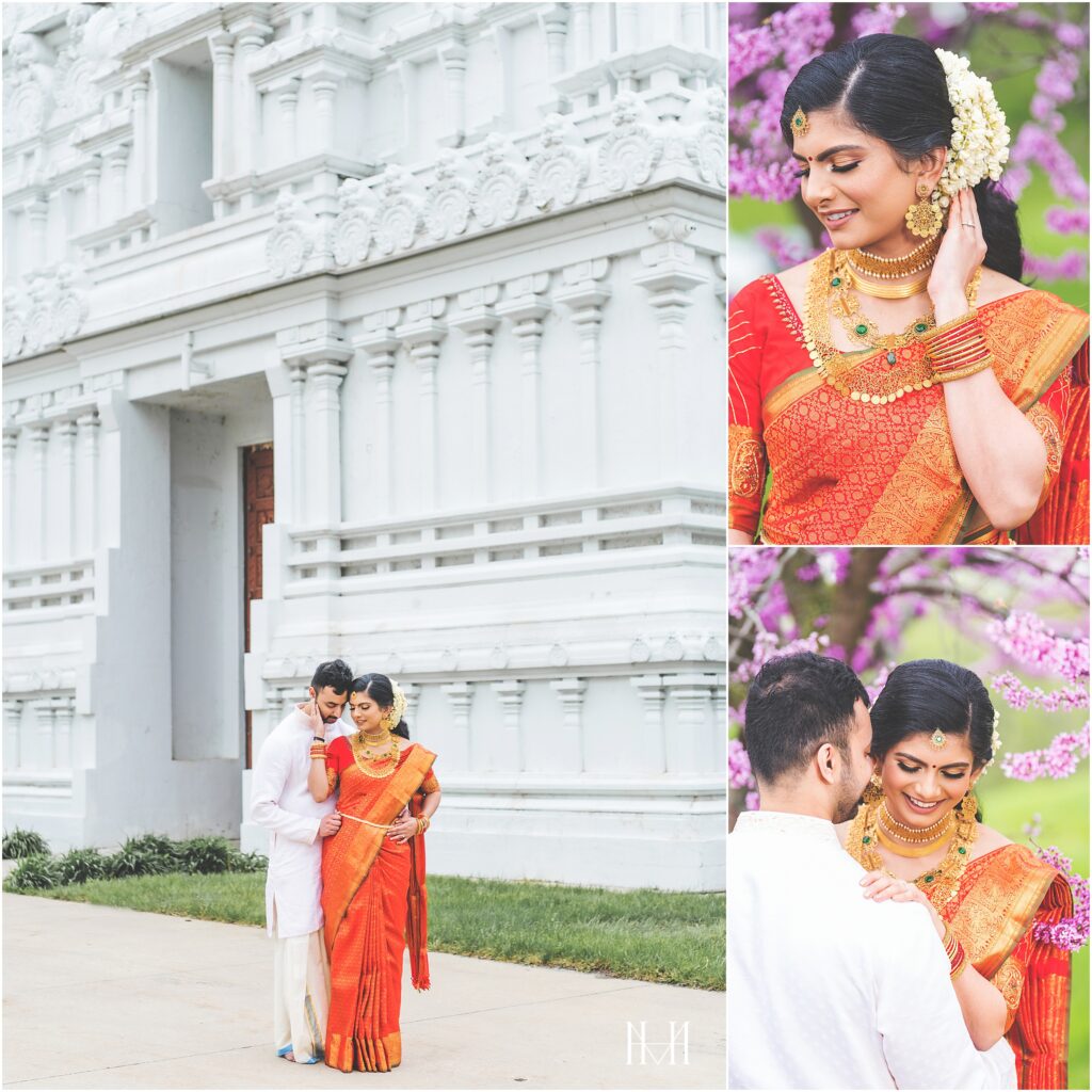 Hindu Temple of Greater Chicago South Indian Wedding Photographer Maha Studios