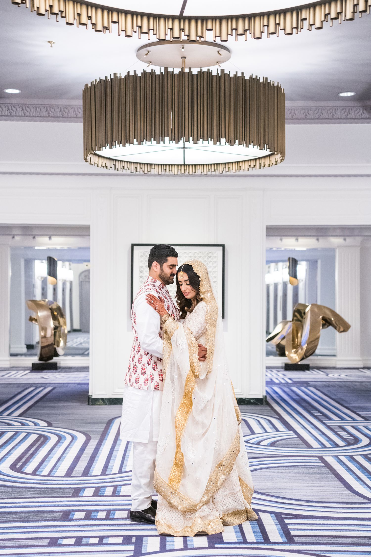 Indian wedding at Hilton Chicago photographed by Maha Studios
