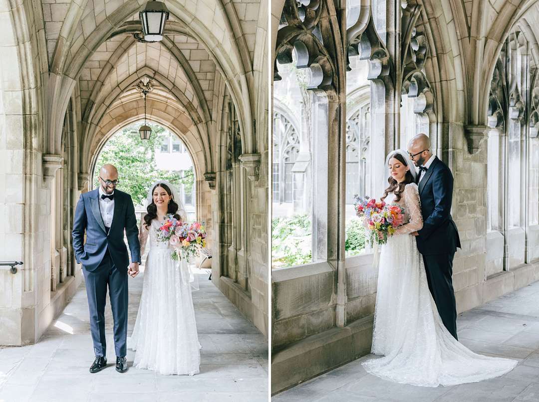 University of Chicago wedding photos by Maha Studios
