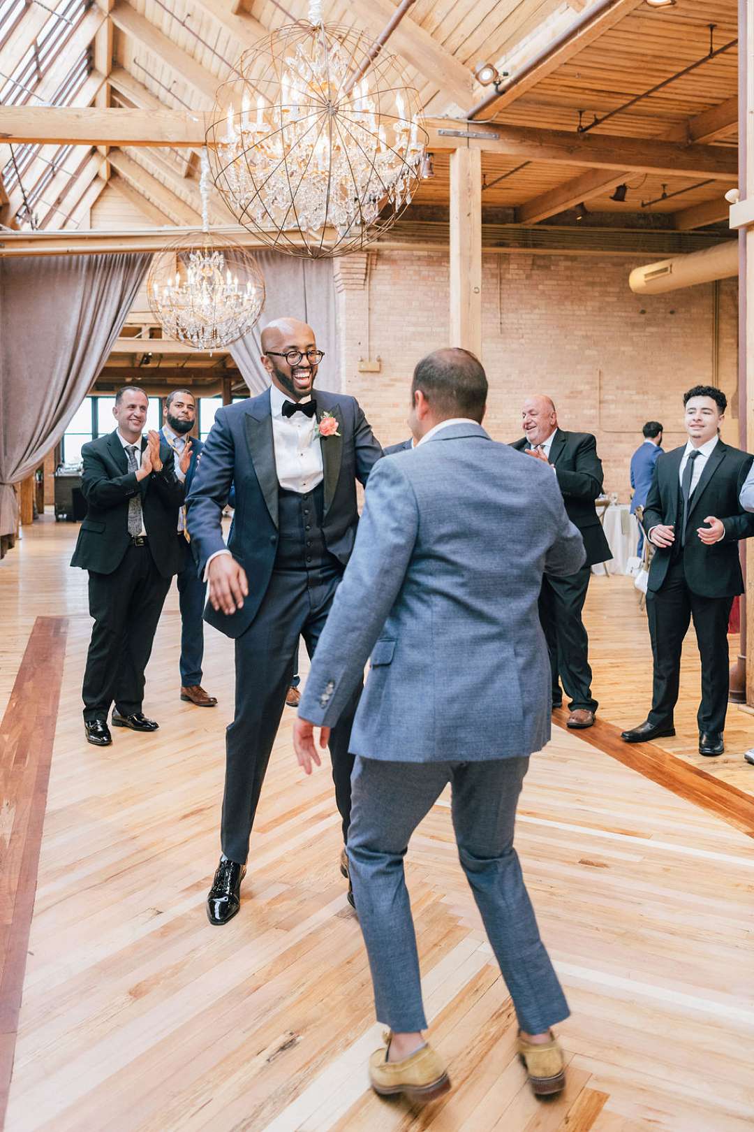 Somali Groom dancing at his wedding reception