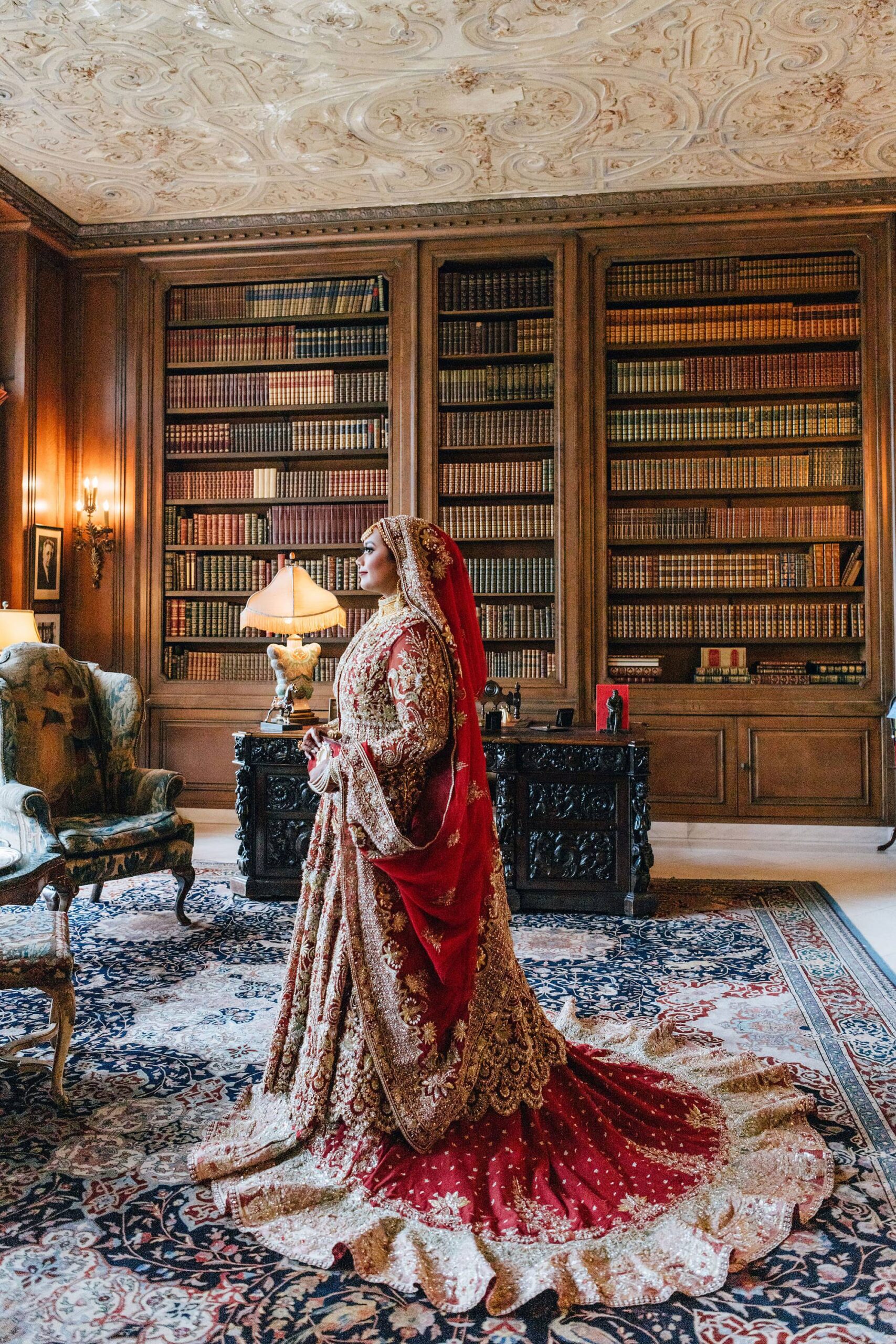 Bengali Bride at Cuneo Mansion