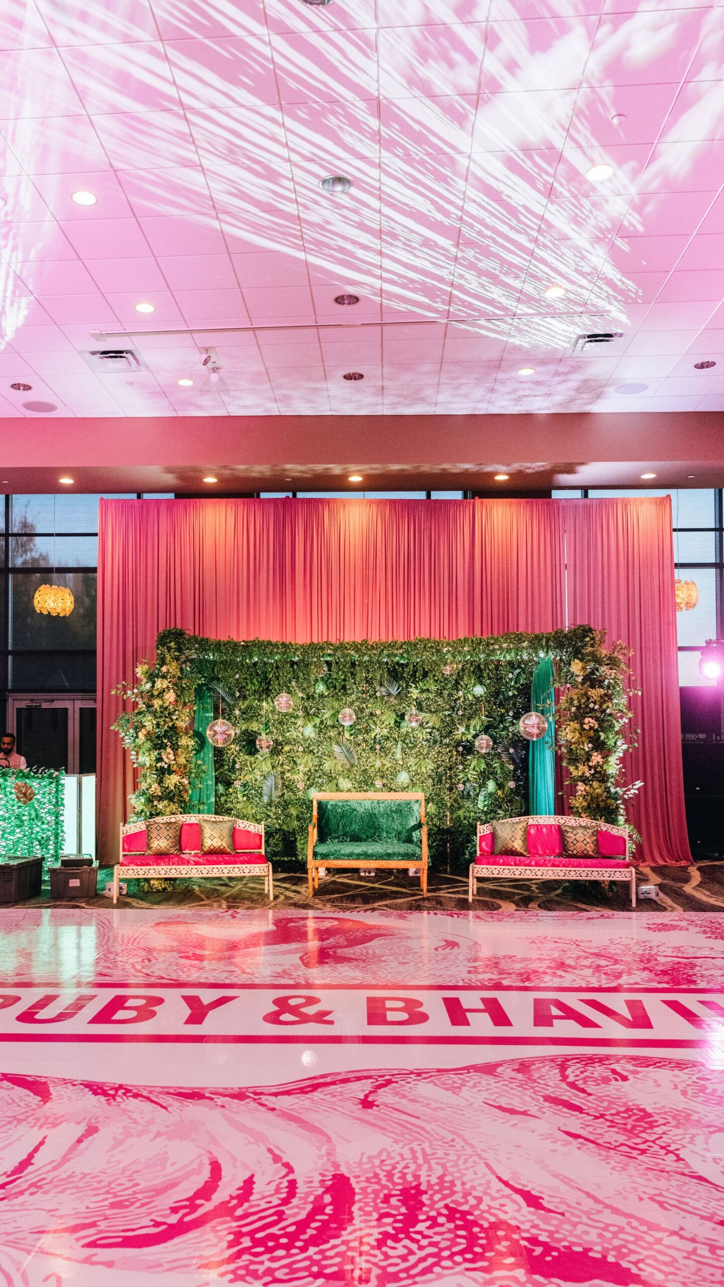 Jungle Disco Sangeet Decor