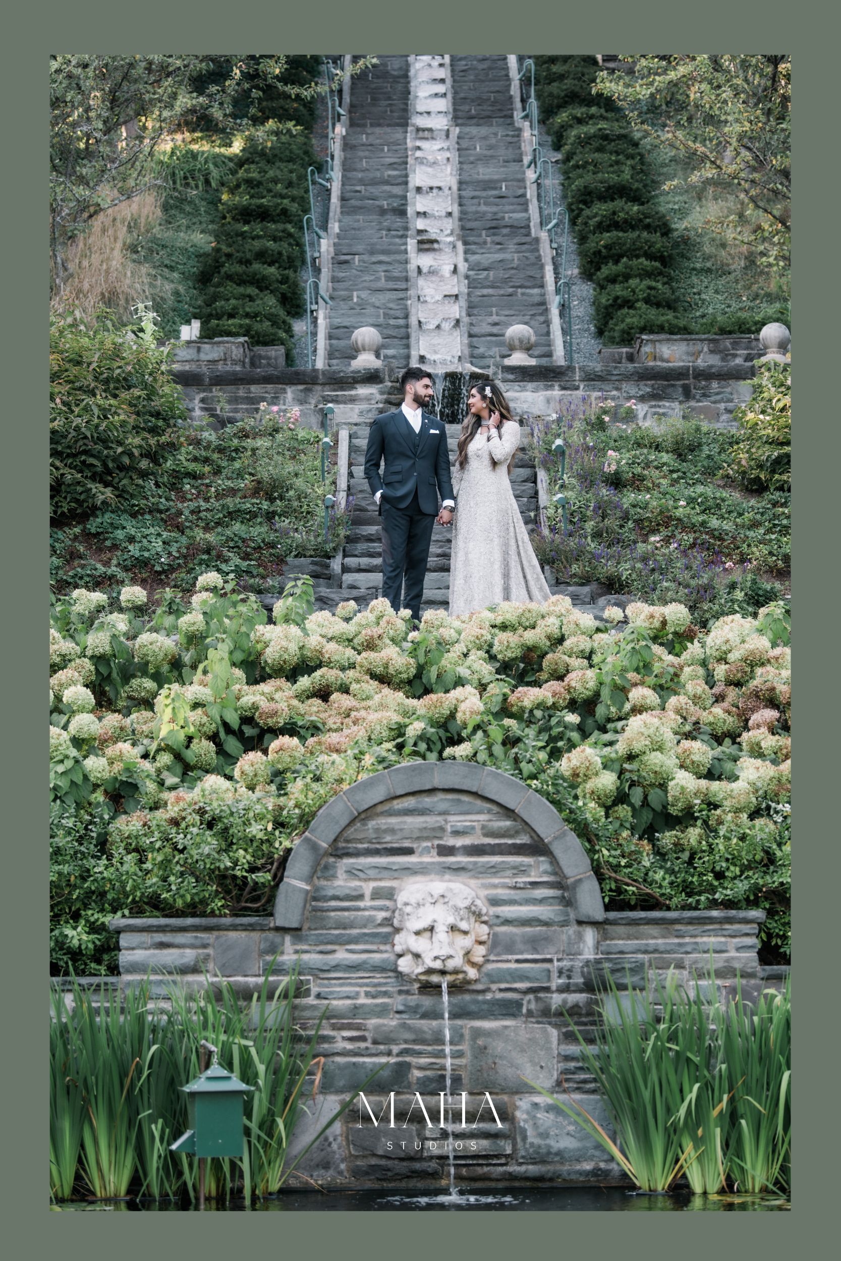 Dreamy and romantic Villa Terrace wedding photos in Milwaukee captured by Maha Studios, featuring elegant details and candid moments of the couple.