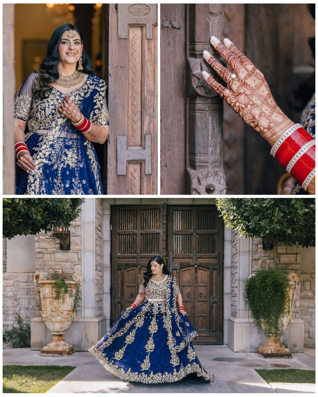 Bridal photos at Ashley Castle in Chandler Arizona by Maha Studios