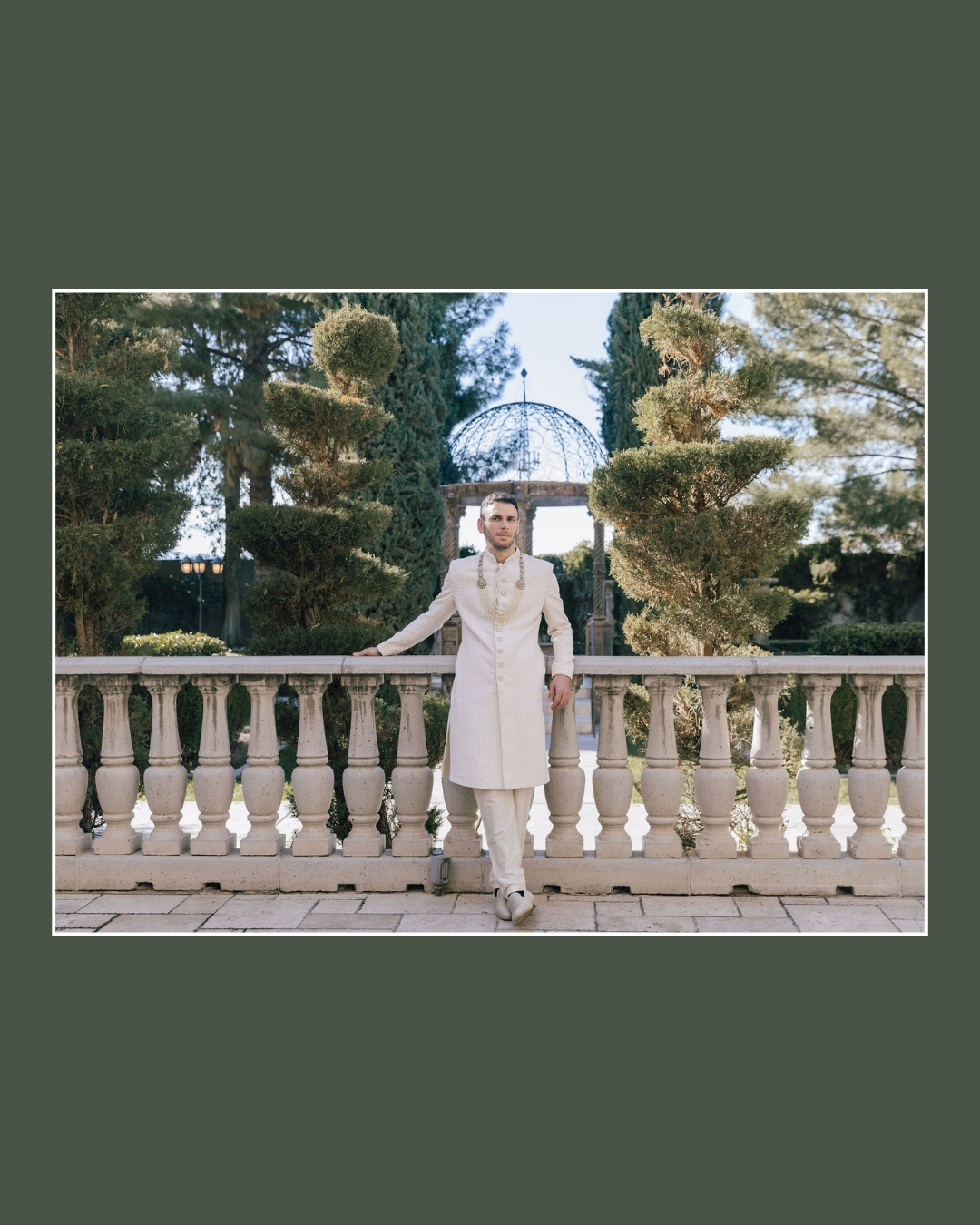 Groom photos at Ashley Castle in Chandler Arizona by Maha Studios