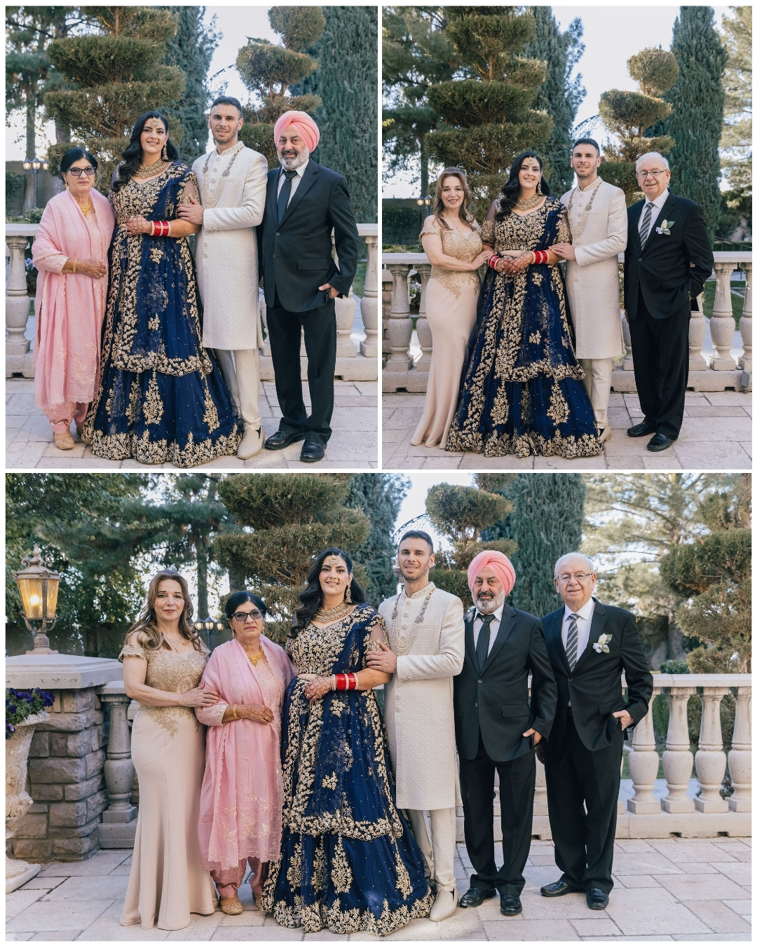 Wedding bridal party photos at Ashley Castle in Chandler Arizona by Maha Studios