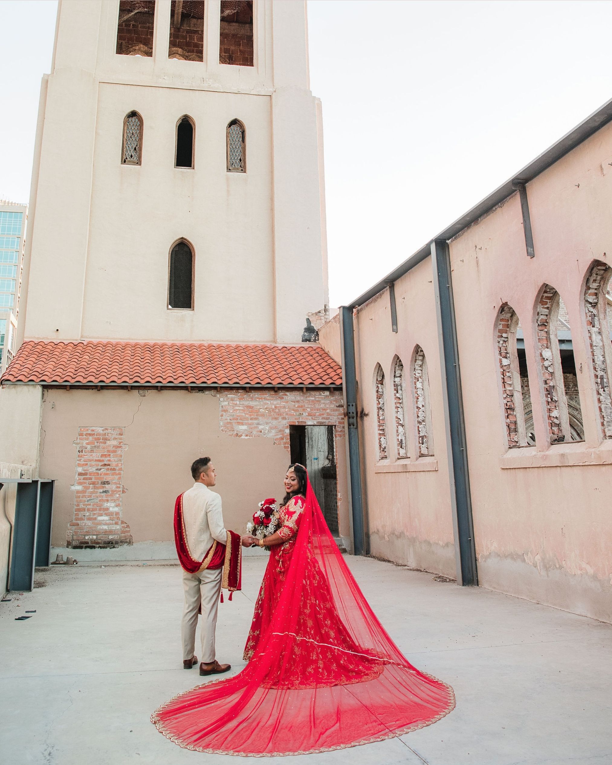 Monroe street abbey bengali filipino multicultural wedding photos Maha studios