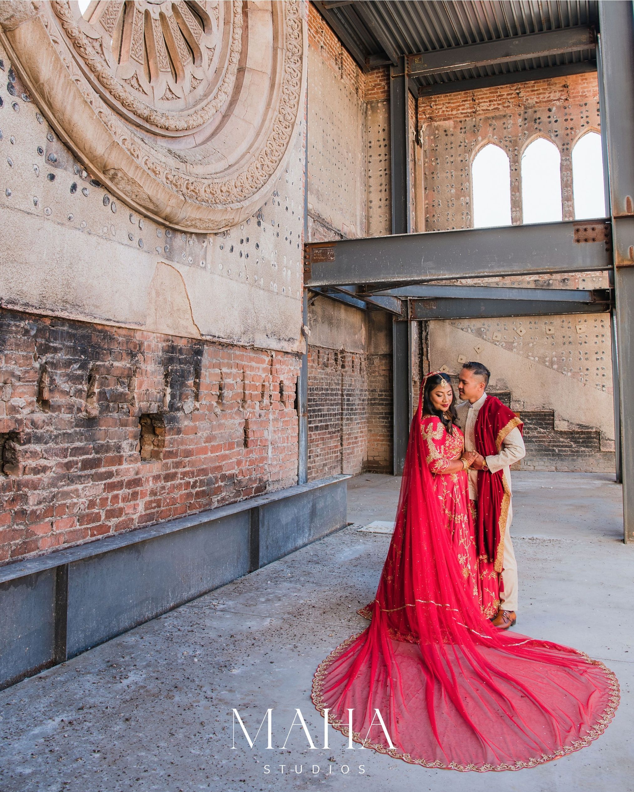 Monroe street abbey bengali filipino multicultural wedding photos Maha studios