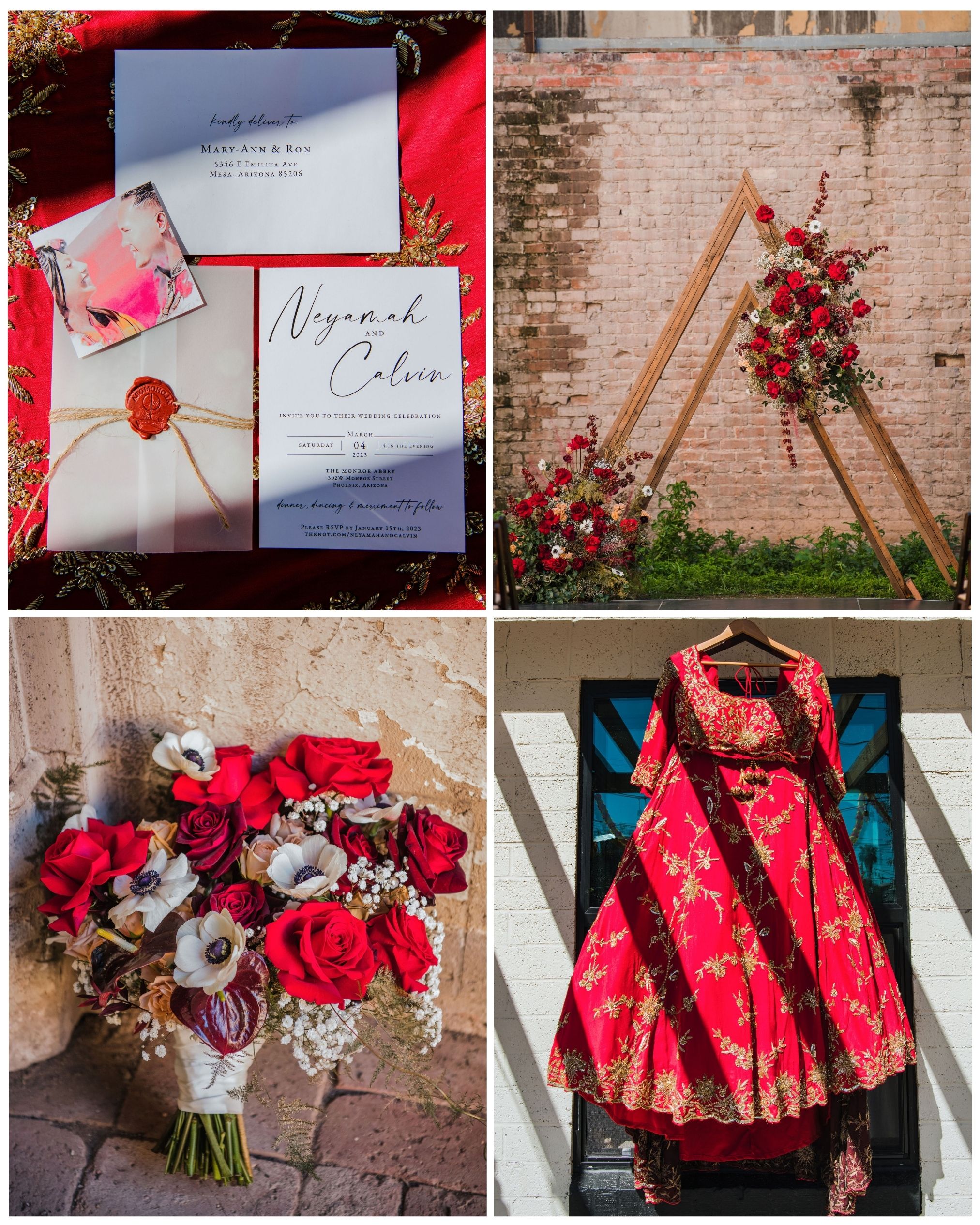 Monroe street abbey wedding details